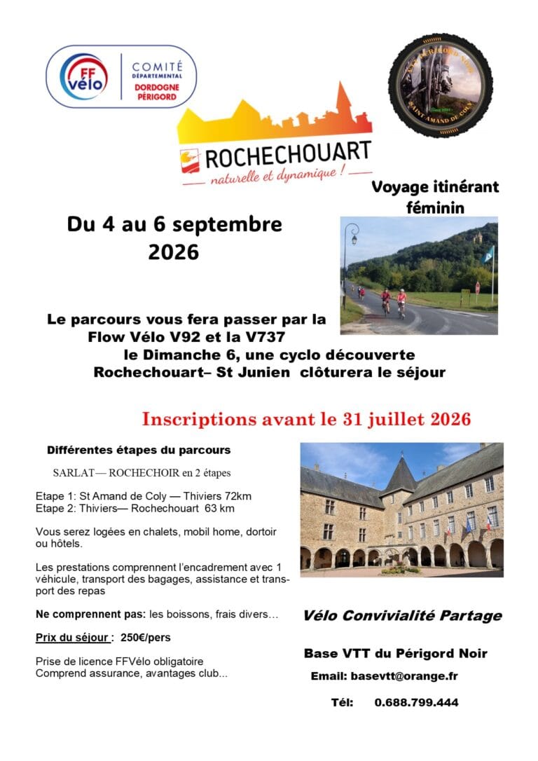 Rando féminine Rochechouart