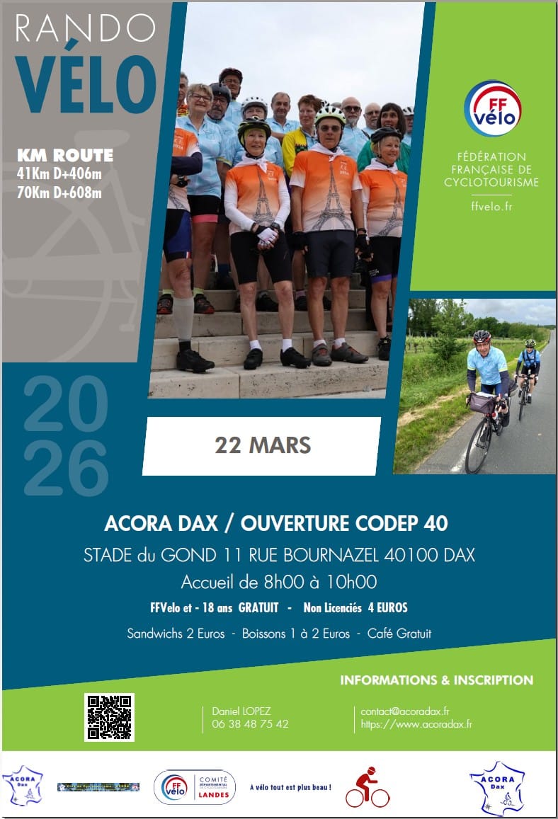 Ouverture CODEP 40 ACORA DAX