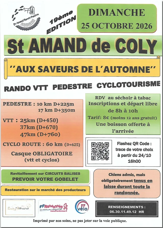 Aux Saveurs de l'Automne ST-AMAND-RANDO-PASSION